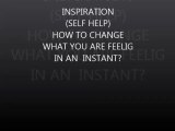Buy now ! Self Help EBOOK ,Instant Download , How To Change Your Mood Very Quickly!See Descriptions Under This Video !