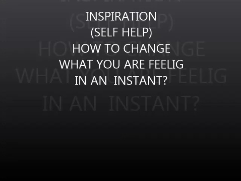 Buy now ! Self Help EBOOK ,Instant Download , How To Change Your Mood Very Quickly!See Descriptions Under This Video !