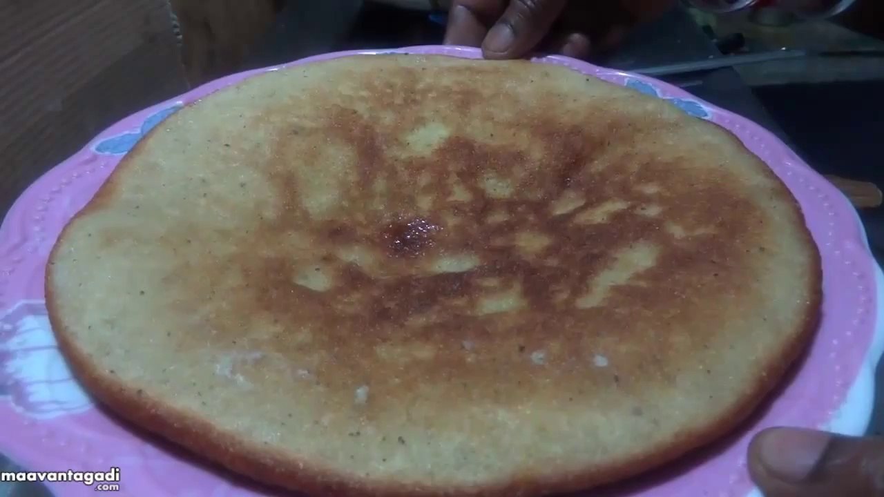 Sweet Minapa Rotti Preparation in Telugu