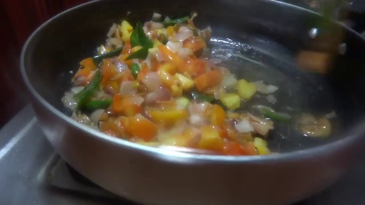 Tomato Endiroyyalu (Dry PrawnsCurry) Preparation in Telugu