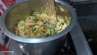 Vegetable Pulao Preparation in Telugu (వెజిటబుల్ పలావ్)