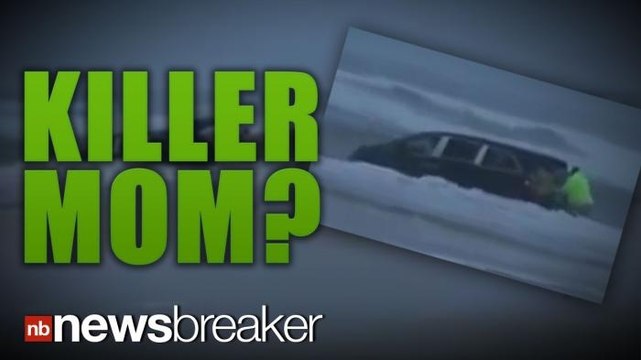 KILLER MOM?: Rescue of Three Kids After Mother Drives Van into Rapid Waves Caught on Tape