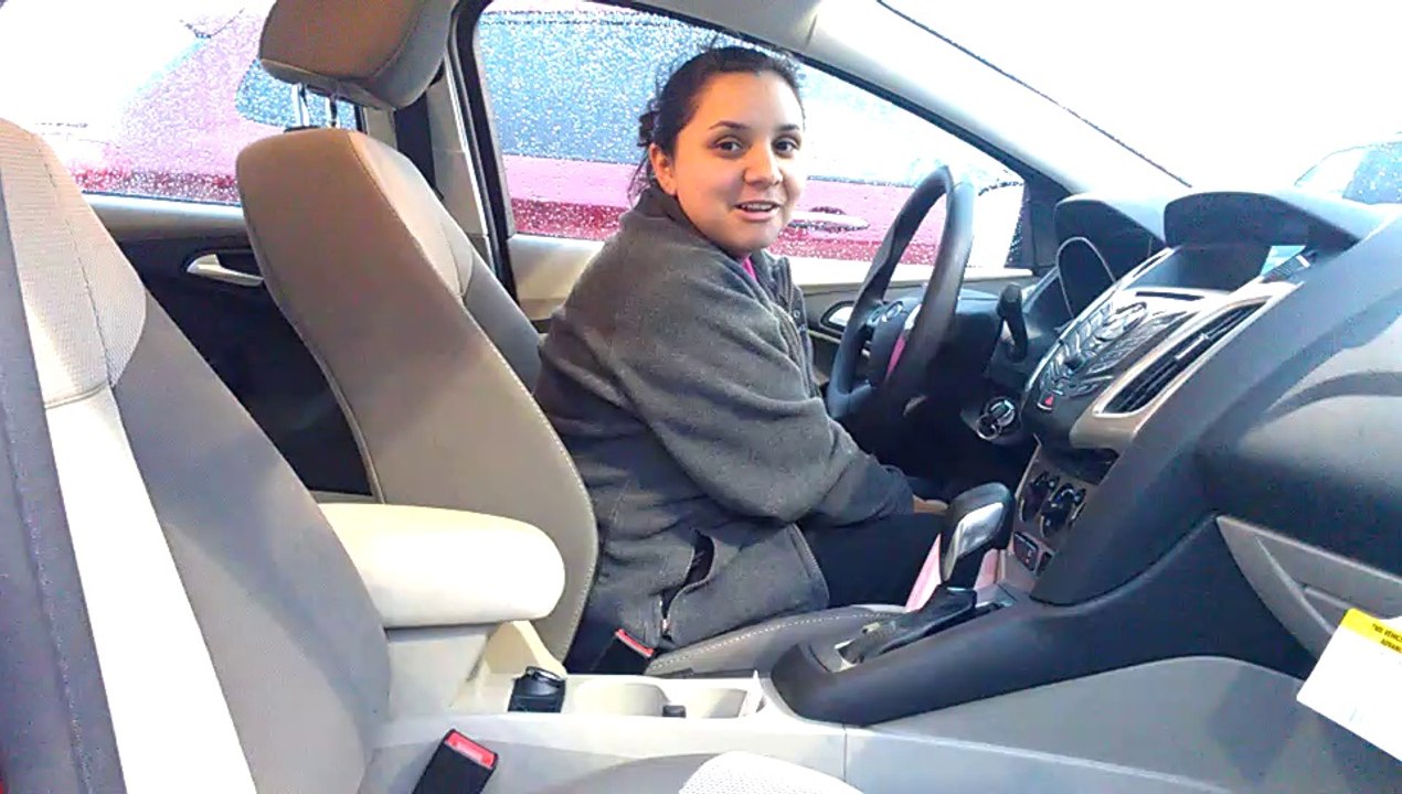 Sabrina Manley of Rocklin, CA with her new 2014 Ford Focus