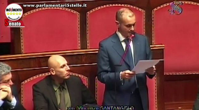 Santangelo (M5S) ricorda in aula Fulvio Sodano - MoVimento 5 Stelle
