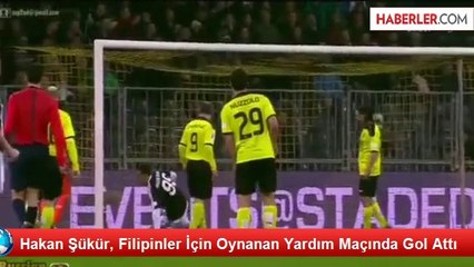 Hakan Şükür, Filipinler İçin Oynanan Yardım Maçında Gol Attı