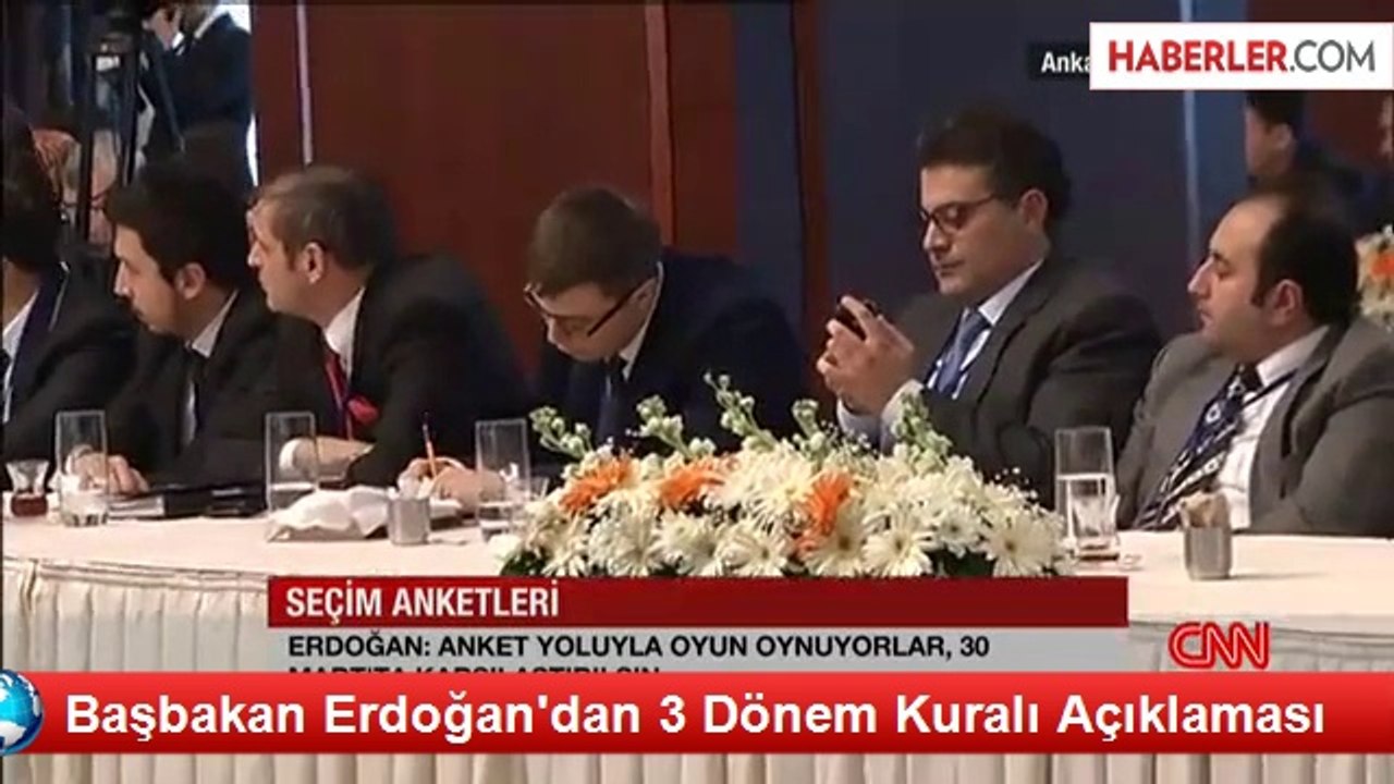 Başbakan Erdoğan'dan 3 Dönem Kuralı Açıklaması