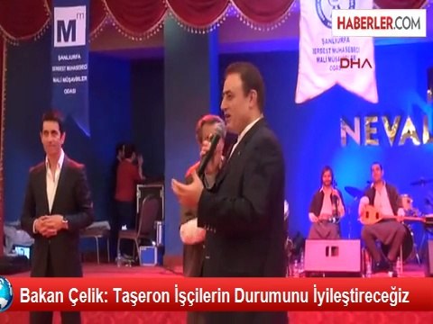 Taşeron İşçi Son Dakika! Mitingte Konuşan Bakan Çelik: Taşeron İşçilerin Durumunu İyileştireceğiz (05.03.2014)