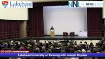 Joseph Boyden speaks on The Orenda at Lakehead University Part One