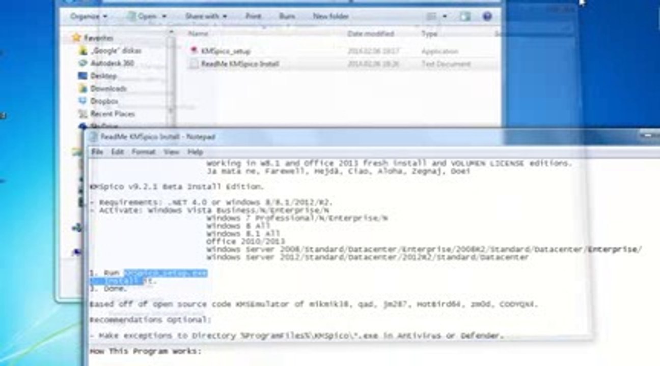 KMSpico v9.2.1.20140207 Activator For Windows and Office