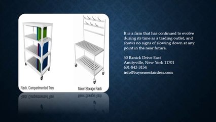 Bayonne Stainless - The Standard Bearer in Stainless Kitchen Equipment