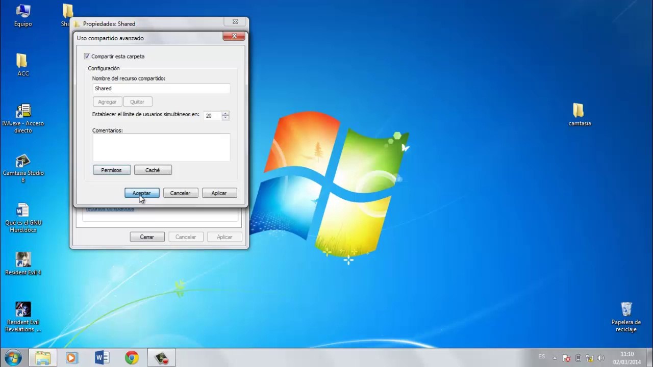 Video 2 Tuutorial Redes cableadas e inalambricas windows y linux