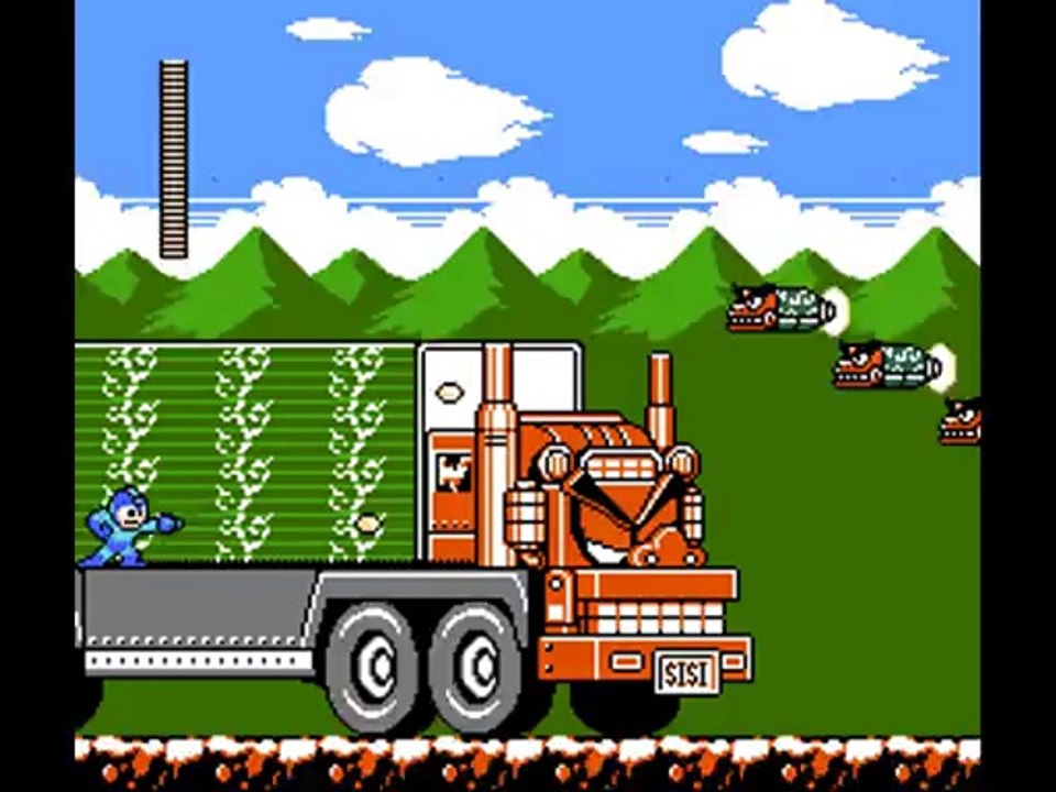 Mega Man 7 (8-bit) - Turbo Man - No Damage Buster Only