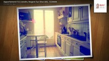 Appartement F3 à vendre, Nogent Sur Oise (60), 153000€