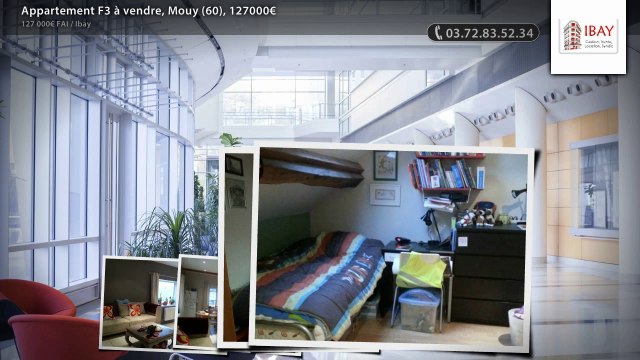 Appartement F3 à vendre, Mouy (60), 127000€