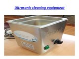 Ultrasonic Cleaning - Equipments, Machines,Systems