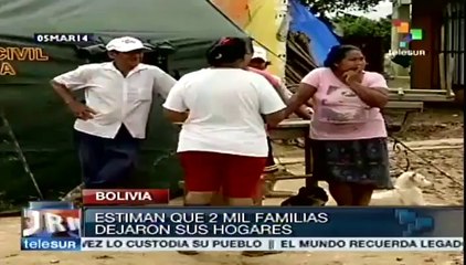 Disminuye la intensidad de las lluvias en Bolivia