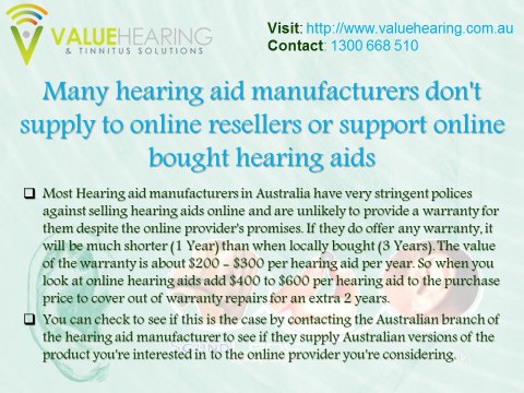 Buying Hearing Aids Online