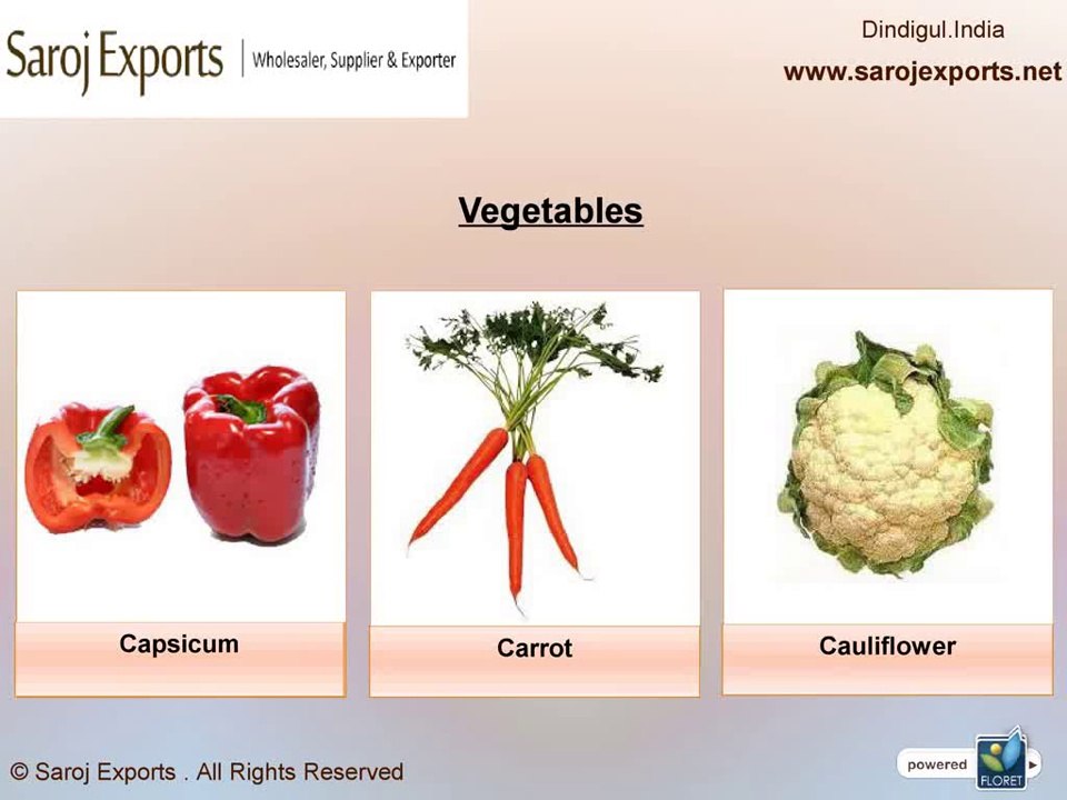 Food Product Exporters in India - Saroj Exports