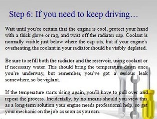 What to Do When Your Engine Overheats