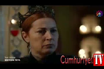 Hürrem'in karşısında kendi boğazını kesti