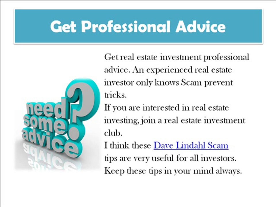 Tips To Help Real Estate Investment Anti Scams