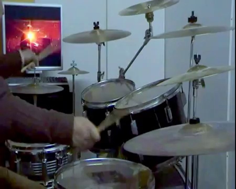 FIX YOU - COLDPLAY -(official video clip)-live version-drum cover