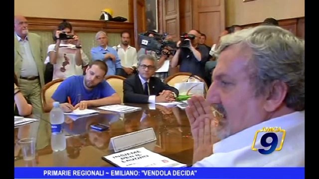 Primarie Regionali | Emiliano: Vendola decida