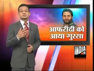 Indian Media Report on Shahid Afridi
