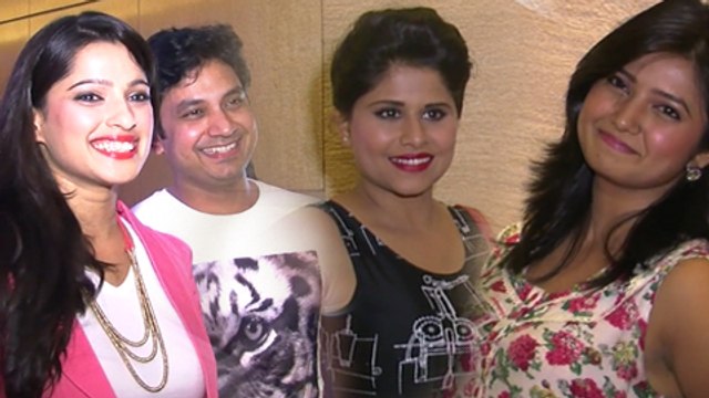 Zee Gaurav Award 2014 Nomination Party - Sai Tamhankar, Swapnil Joshi!