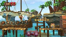 Donkey Kong Country: TF. Tormento de turbinas 4-6 - Gameplay - 100% puzzles y letras