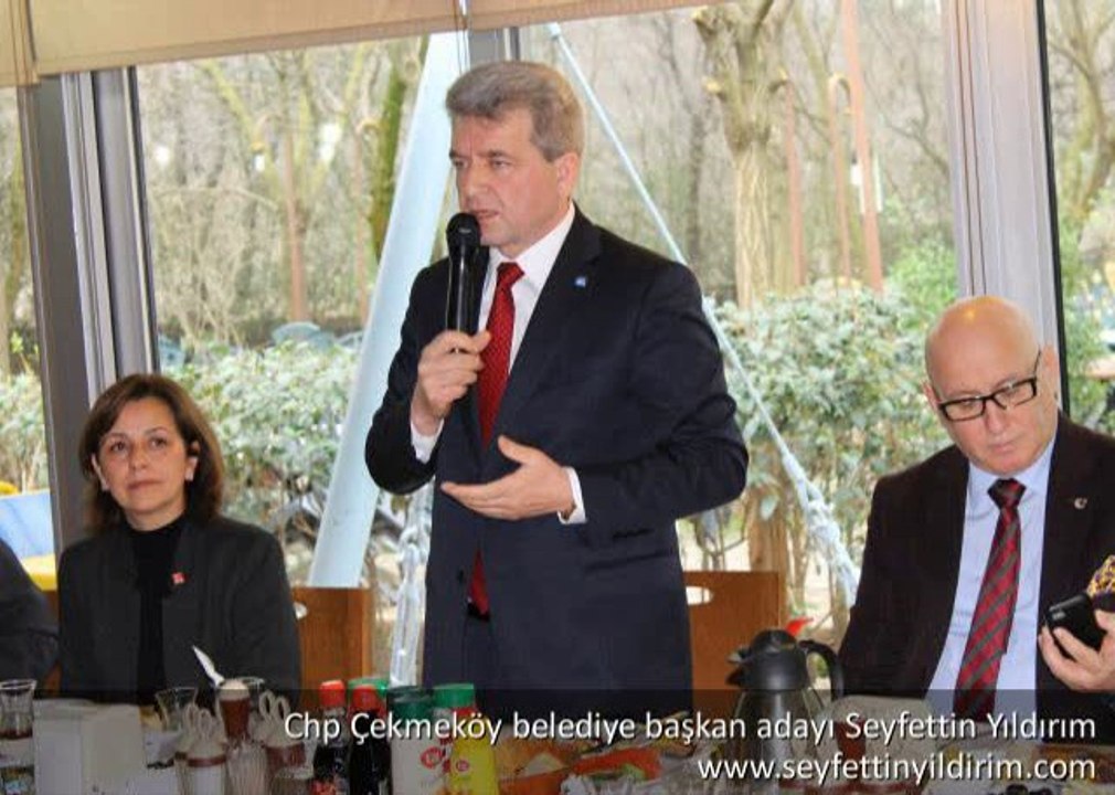 Cekmeköy Chp Belediye Başkan Adayı Seyfettin Yıldırım