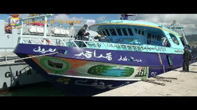 Canale di Sicilia - Gdf, sequestro di hashish (01.03.14)