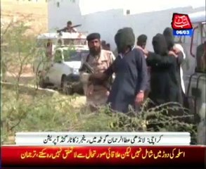 Rangers, police arrest suspects from Karachi