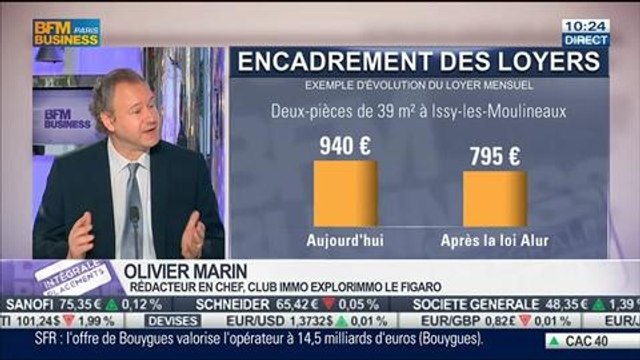 Évolution des loyers en France: Olivier Marin, dans Intégrale Placements – 06/03