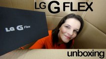 LG G Flex unboxing