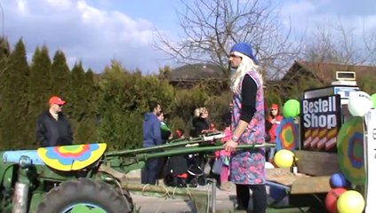 Faschingszug Diebach 2014 Video Hubert und Matthias Dschungelcamp (4)