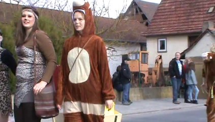 Faschingszug Diebach 2014 Video Hubert und Matthias Dschungelcamp (5)