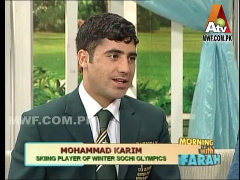 Mohammad Karim, Ski Player of Winter Sochi Olympics