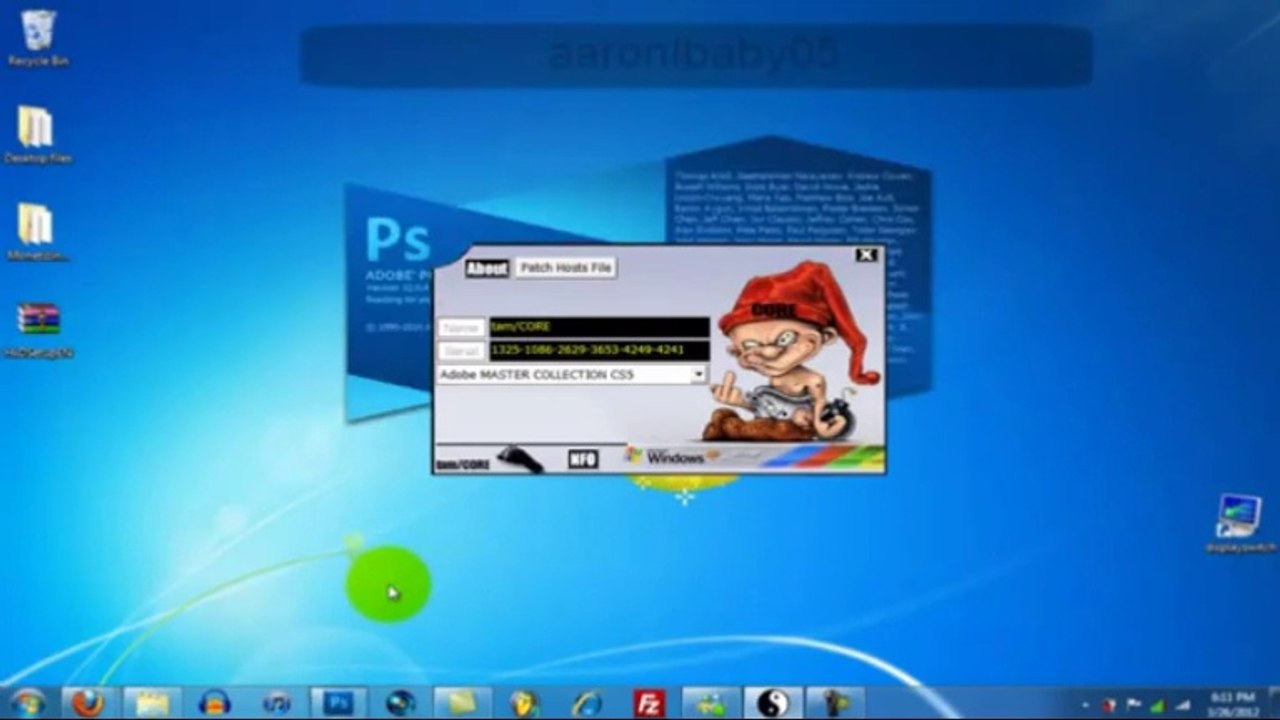 How to get Photoshop CS5 Master Collection Keygen