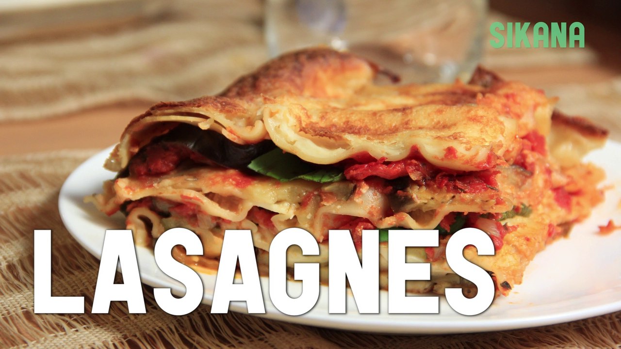 Recette de lasagnes végétariennes aux légumes - Cuisine méditerranéenne - HD