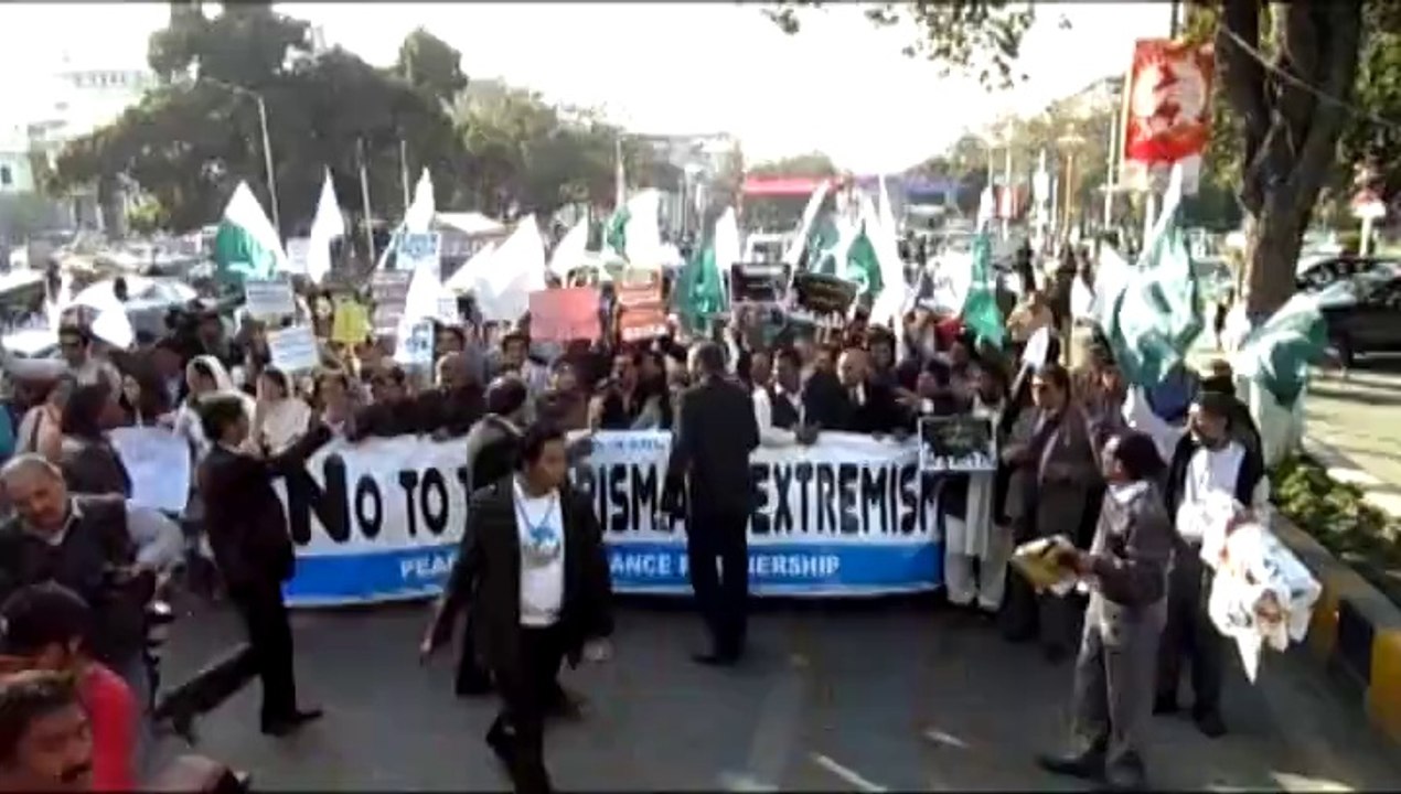 Peace Rally in Lahore 6-03-2014