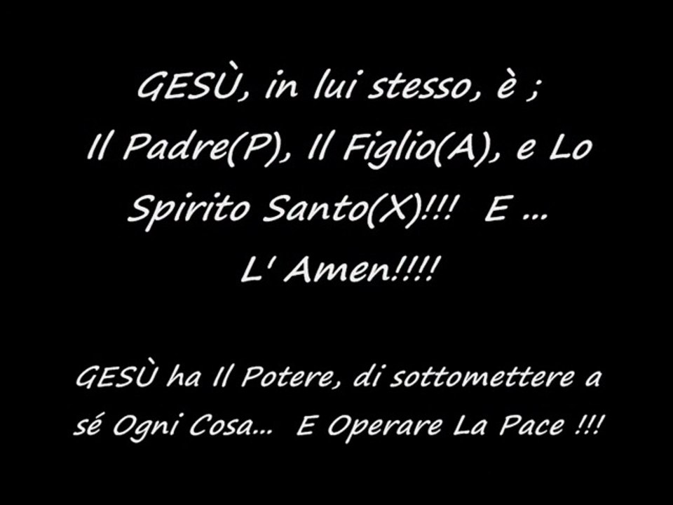INRI,PAX" Il tuo Trono,o Dio,dura in eterno;...O Dio,il tuo Dio,ti ha Unto!"Genesi12-25;Esodo1-15"SalvatoreCali