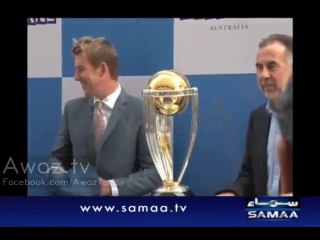 Cricket World Cup 2015 Trophy Exhibited in New Delhi