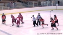 Massive High School Hockey Hit