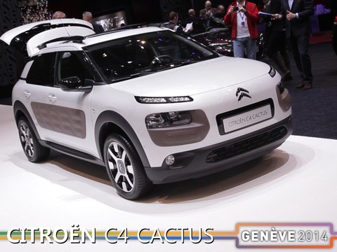 Le Citroën C4 Cactus en direct du salon auto Genève 2014