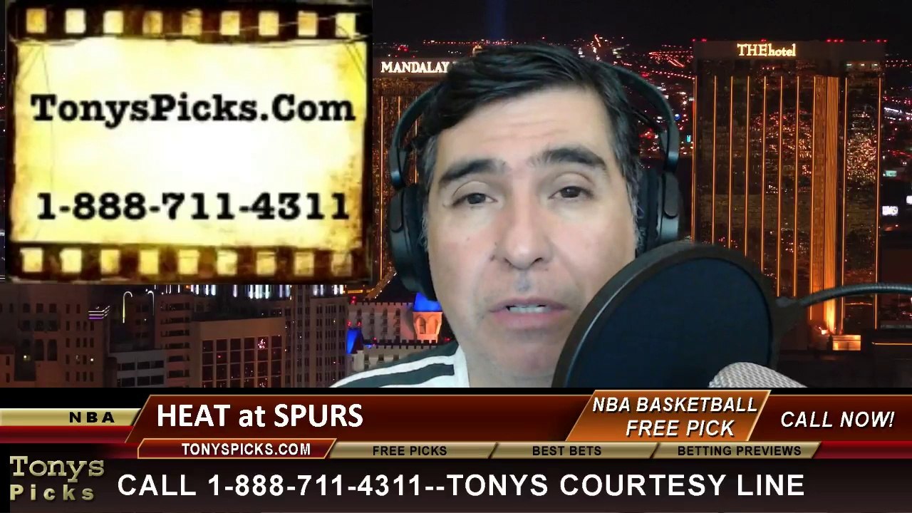 San Antonio Spurs vs. Miami Heat Pick Prediction NBA Pro Basketball Odds Preview 3-6-2014
