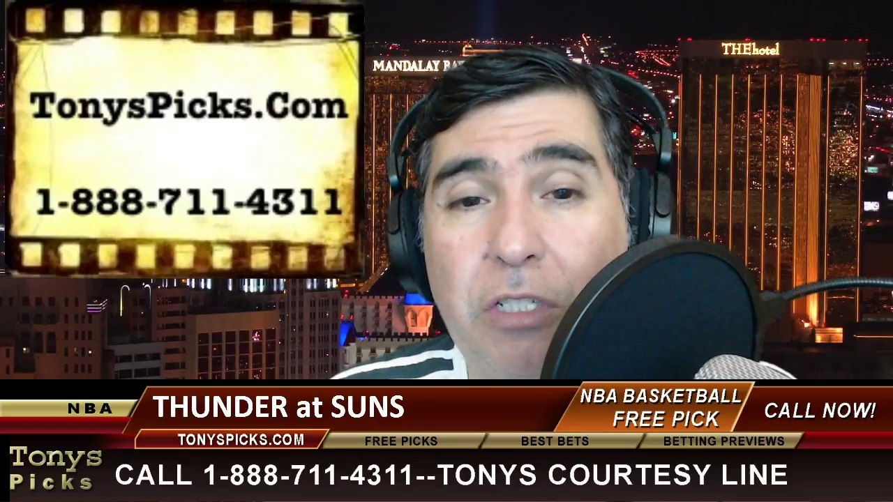 Phoenix Suns vs. Oklahoma City Thunder Pick Prediction NBA Pro Basketball Odds Preview 3-6-2014