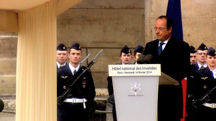 Adieux aux armes du CEMA : Allocution du président de la République