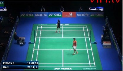 England Open 2014: Li Han VS Inthanon Set3