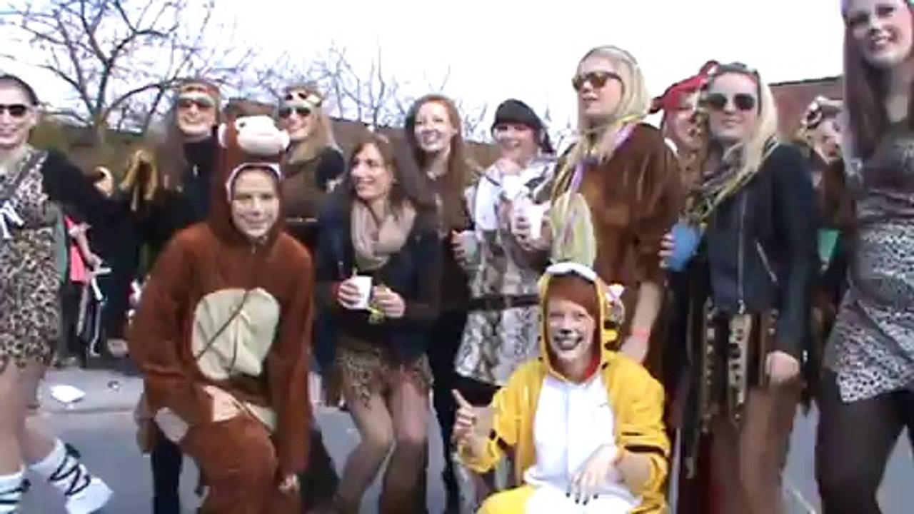 Faschingszug Diebach 2014 Video Hubert und Matthias Dschungelcamp (6)